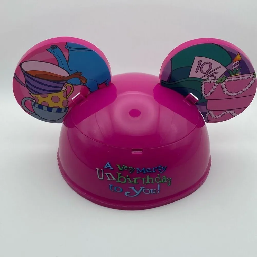 Merry Unbirthday Ear Hat Mickey Mouse Ice Cream Sundae Bowl Disneyland Earhat